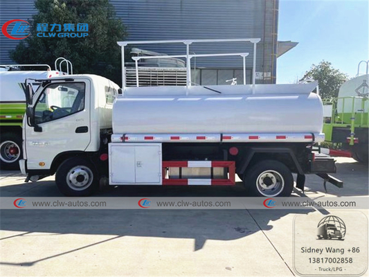 LHD / RHD Foton Aumark 4x2 5m3 Fuel Oil Delivery Truck