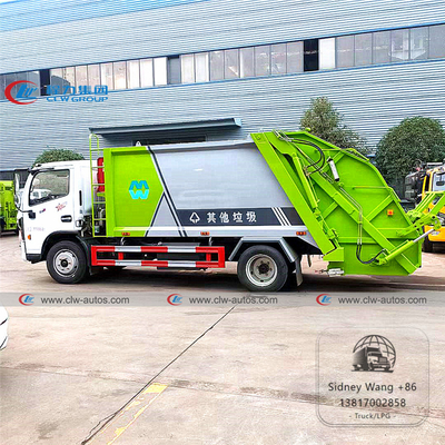 Dongfeng 9000 Liters Rear Loader Compactor Garbage Truck