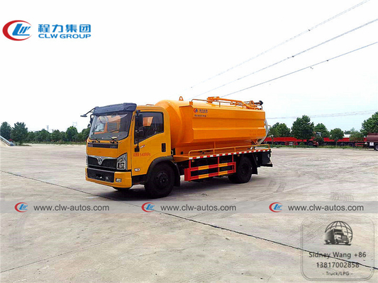 Dongfeng Furuicar Vacuum Suction Truck With 4000L Water Tank 7000L Septic Tank