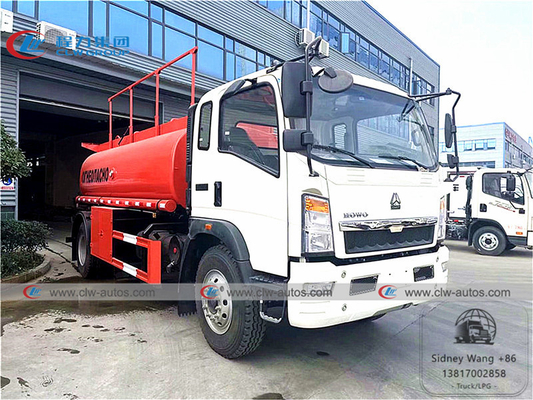 10000 Liters LHD Howo 4x2 Diesel Delivery Truck With Censtar Dispenser