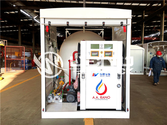 NNPC 5MT 10000L LPG Skid Station With Cylinder Filling Dispenser