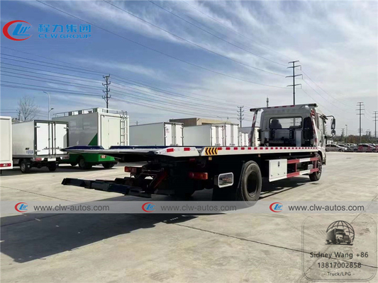 Dongfeng Tianjin Kingrun VR 4x2 210HP 10T Flatbed Wrecker Tow Truck