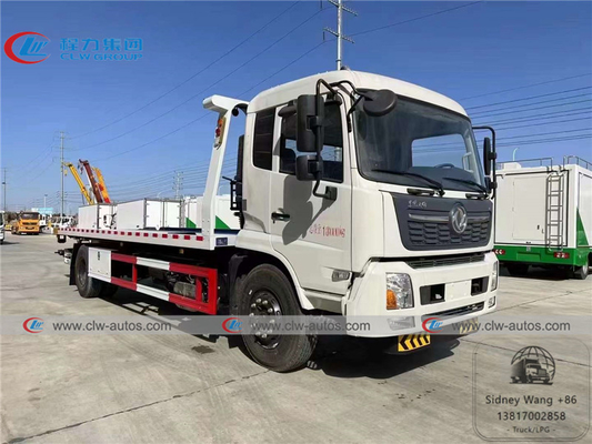 Dongfeng Tianjin Kingrun VR 4x2 210HP 10T Flatbed Wrecker Tow Truck