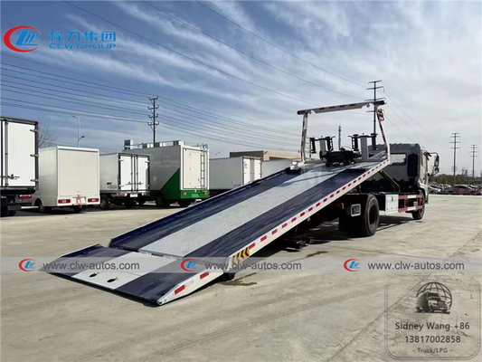 Dongfeng Tianjin Kingrun VR 4x2 210HP 10T Flatbed Wrecker Tow Truck