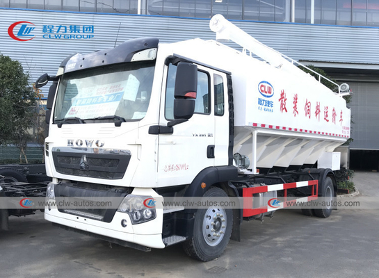 Sinotruk Howo 4x2 6 Wheeler 18cbm Grain Delivery Truck With Hydraulic Auger