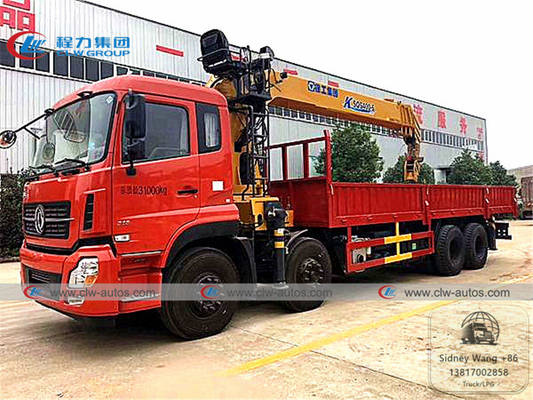 8x4 Dongfeng Kingland Truck Mounted Telescopic Crane With Construction Equipment