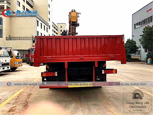 8x4 Dongfeng Kingland Truck Mounted Telescopic Crane With Construction Equipment