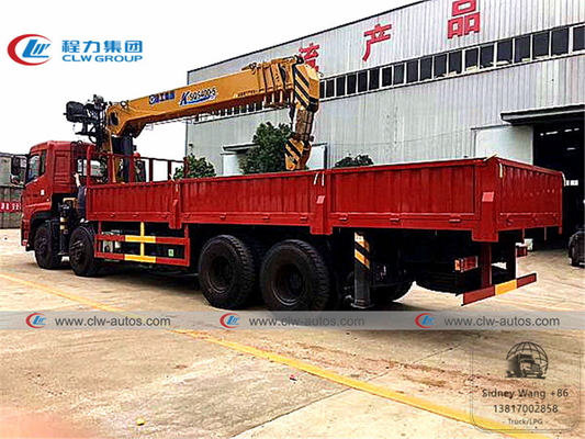 8x4 Dongfeng Kingland Truck Mounted Telescopic Crane With Construction Equipment