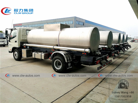 Foton 5000L SS 304 2B Water Bowser Truck For Drinking Water Transport