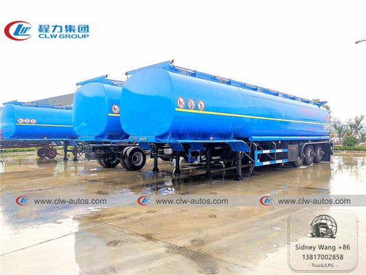 Tri Axle 55000L 40T 45T Fuel Transport Truck Semi Trailer