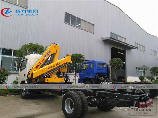 Dongfeng Duolicar 4T 5T Folding Arm Hydraulic Boom Truck Crane