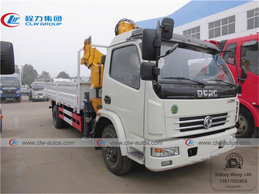 Dongfeng Duolicar 4T 5T Folding Arm Hydraulic Boom Truck Crane