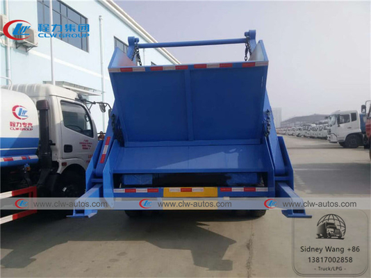 4x2 Dongfeng 4cbm Self Loading Swing Arm Garbage Truck With Hanging Chain