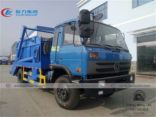 4x2 Dongfeng 4cbm Self Loading Swing Arm Garbage Truck With Hanging Chain