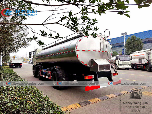 FAW 6x2 18000 Liters SS 304 2B Milk Transport Truck