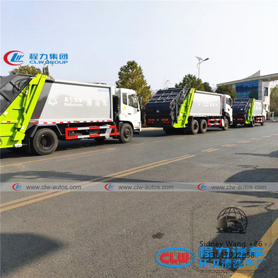 Dongfeng Kinrun 4x2 Kinland 6x4 14cbm 20cbm Garbage Compactor Truck