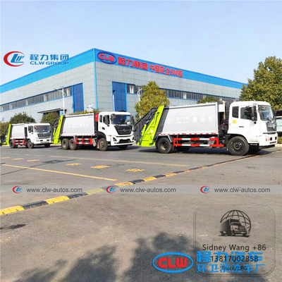 Dongfeng Kinrun 4x2 Kinland 6x4 14cbm 20cbm Garbage Compactor Truck