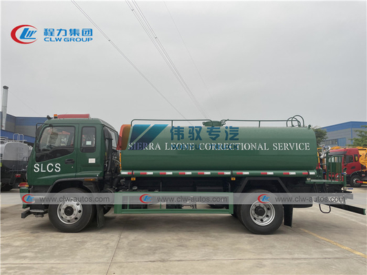 ISUZU 14000L Water Sprinkler Truck With Q235 Carbon Steel Tank