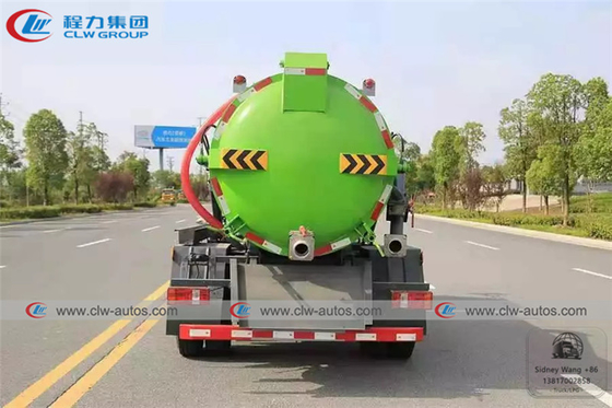 KAMA 4x2 5000L Vacuum Sewage Suction Truck For Sanitation Services