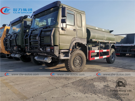 290HP 10000L Sinotruk Howo 4x4 Off Road Fuel Tank Truck