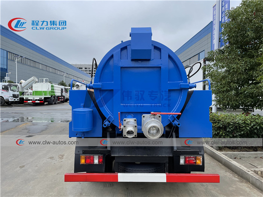 ISUZU 4x2 5cbm Sewage Vacuum Truck With Q235A Tank