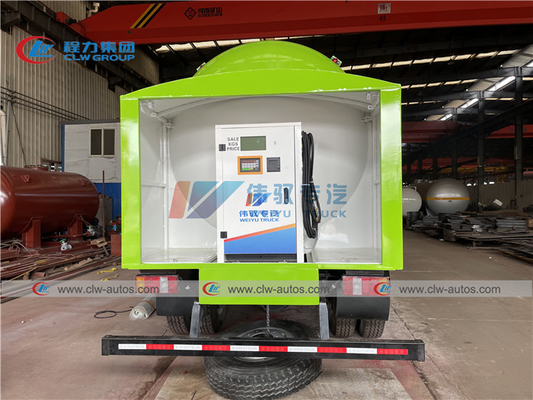 15cbm LPG Dispenser Truck With Q345R / Q370R Tank