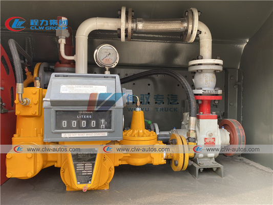 HOWO 15 Tons Mobile LPG Gas Tanker Truck For Gas Cylinder Refilling