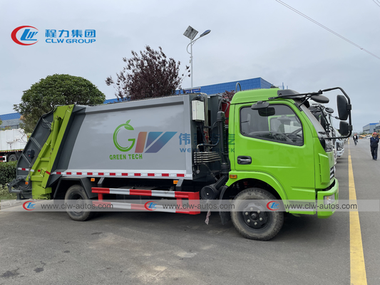 8cbm 120HP Left Hand Driving Refuse Compactor Truck