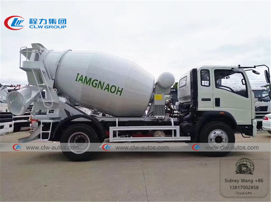 SINOTRUK HOWO 4x2 LHD 4000L Concrete Mixer Truck