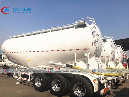 25cbm 35cbm 50cbm Carbon Steel Tanker 3 Axle Semi Trailer For Bulk Cement