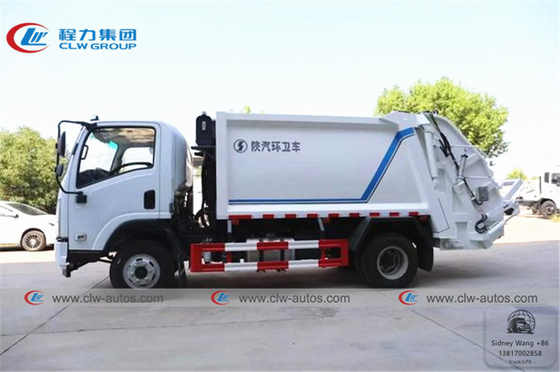 8000 Liters Shacman L3000 4x2 Rubbish Compactor Truck