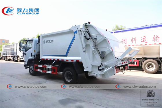 8000 Liters Shacman L3000 4x2 Rubbish Compactor Truck