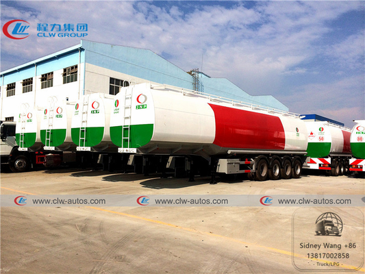 4 Axle 65000L 45T 50T 55T Fuel Tanker Truck Semi Trailer