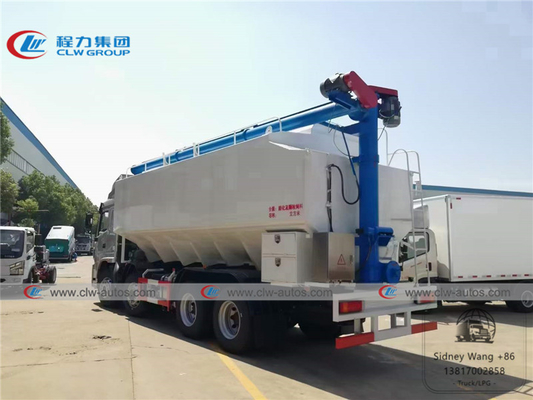 Sanhuan 8x4 40m3 Electrical Auger Discharge Bulk Feed Truck