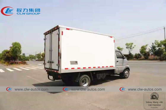 LHD Karry 4x2 Mini 1 Ton 2 Ton Gasoline Type Refrigerated Van Truck