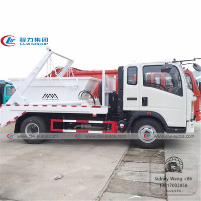 Sinotruk Howo 5000L Swing Arm Garbage Collection Truck