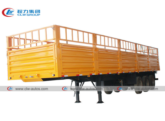 3 Axle 45T 50T 60T 40ft Warehouse Cargo Fence Semi Trailer