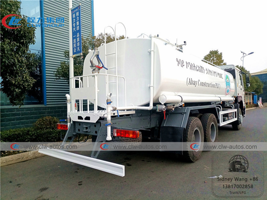 20m3 Tank Sinotruk Howo LHD Water Delivery Truck