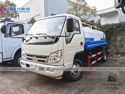 Left Hand Drive Foton 4x2 5cbm Water Sprinkler Truck