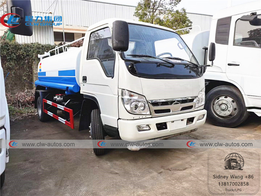 Left Hand Drive Foton 4x2 5cbm Water Sprinkler Truck