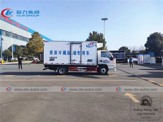 JMC 4x2 3T 5T Frozen Food Delivery Refrigerated Van Truck With Thermo King Refrigerator