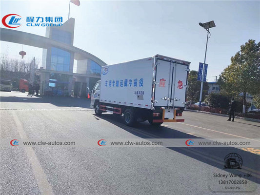 JMC 4x2 3T 5T Frozen Food Delivery Refrigerated Van Truck With Thermo King Refrigerator