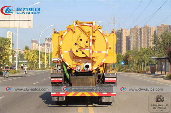 DONGFENG Furuicar 3000L Water Tank 5000L Sewage Tank Vacuum Suction Truck