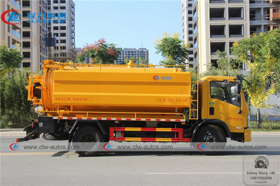 DONGFENG Furuicar 3000L Water Tank 5000L Sewage Tank Vacuum Suction Truck