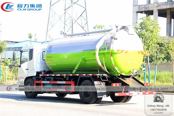 Dongfeng Tianjin Kinrun 4x2 12000L Vacuum Suction Septic Tank Truck