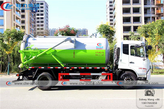 Dongfeng Tianjin Kinrun 4x2 12000L Vacuum Suction Septic Tank Truck