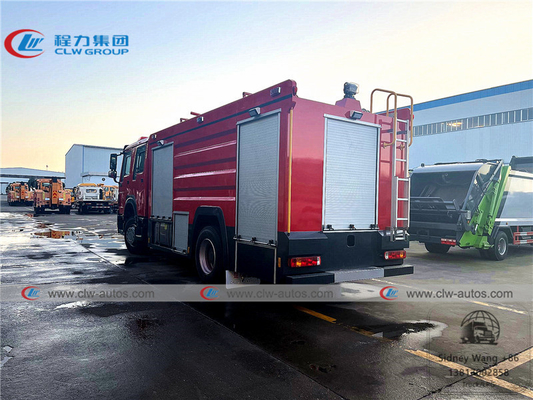 Sinotruk Howo 4x2 6CBM Water Tank Firefighter Truck