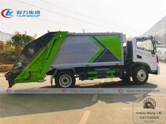 Dongfeng Huashen 4x2 9cbm Garbage Compactor Truck For Sanitation Service