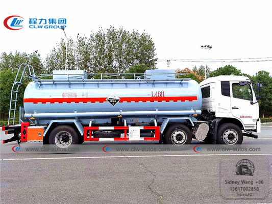 Dongfeng Kinrun 6x2 15cbm Chemical Delivery Truck For Hydrochloric Acid