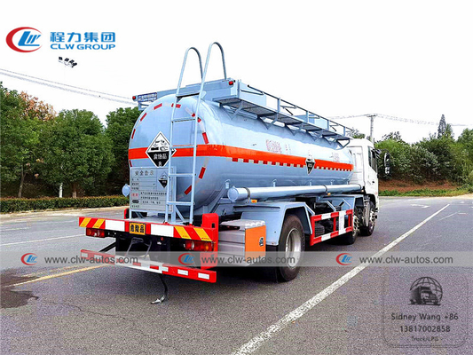 Dongfeng Kinrun 6x2 15cbm Chemical Delivery Truck For Hydrochloric Acid